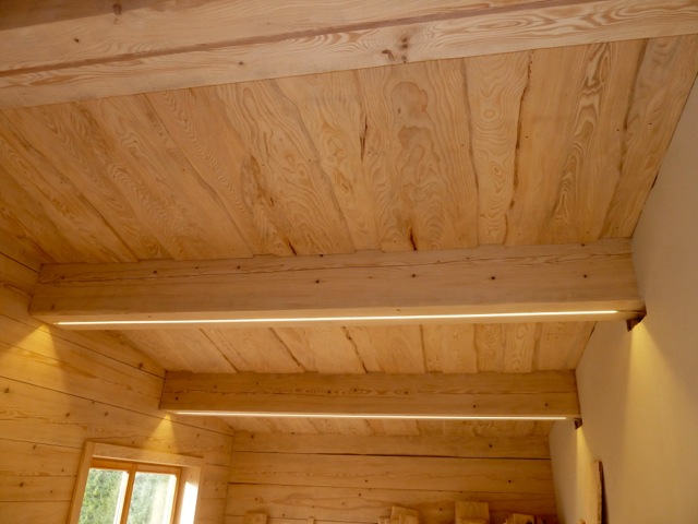 Bautag 116 – 19.11. – Decke OG mit unregelmäßigen Brettern | Bautagebuch
